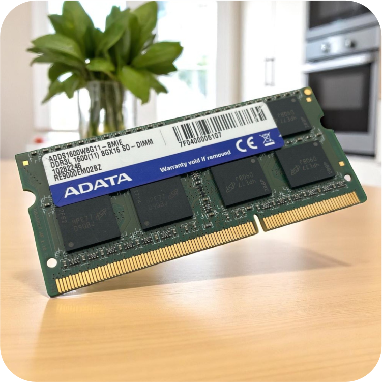 memoria RAM portátil ADSATA DDR3 de 8gb 1600MHz SO-DIMM modelo DMIE