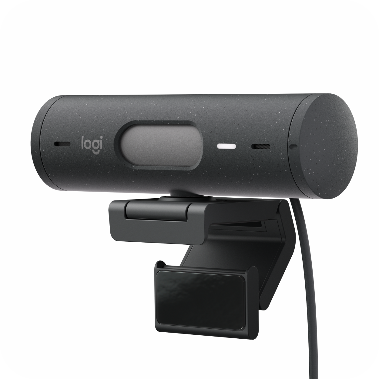 Camara web Logitech para streaming y videollamadas en Full HD 1080p, color negro, con montaje ajustable