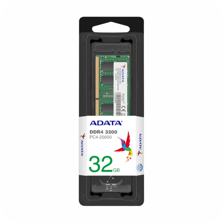 empaque de memoria RAM ADATA DDR4 de 32gb