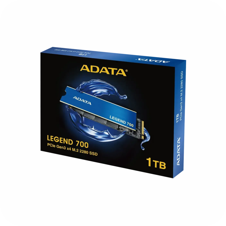 empaque de unidad de estado solido adata legend 700 de 1tb