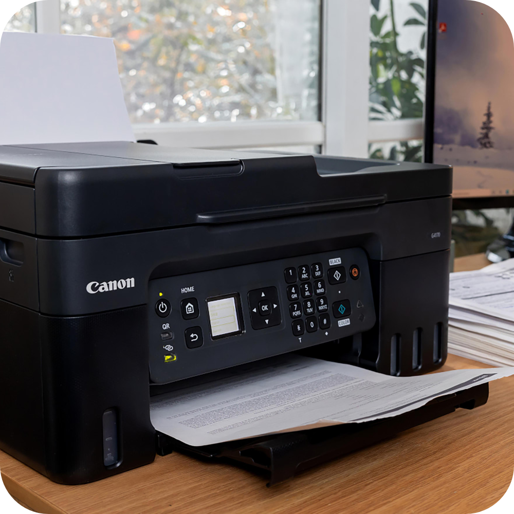 impresora canon en uso