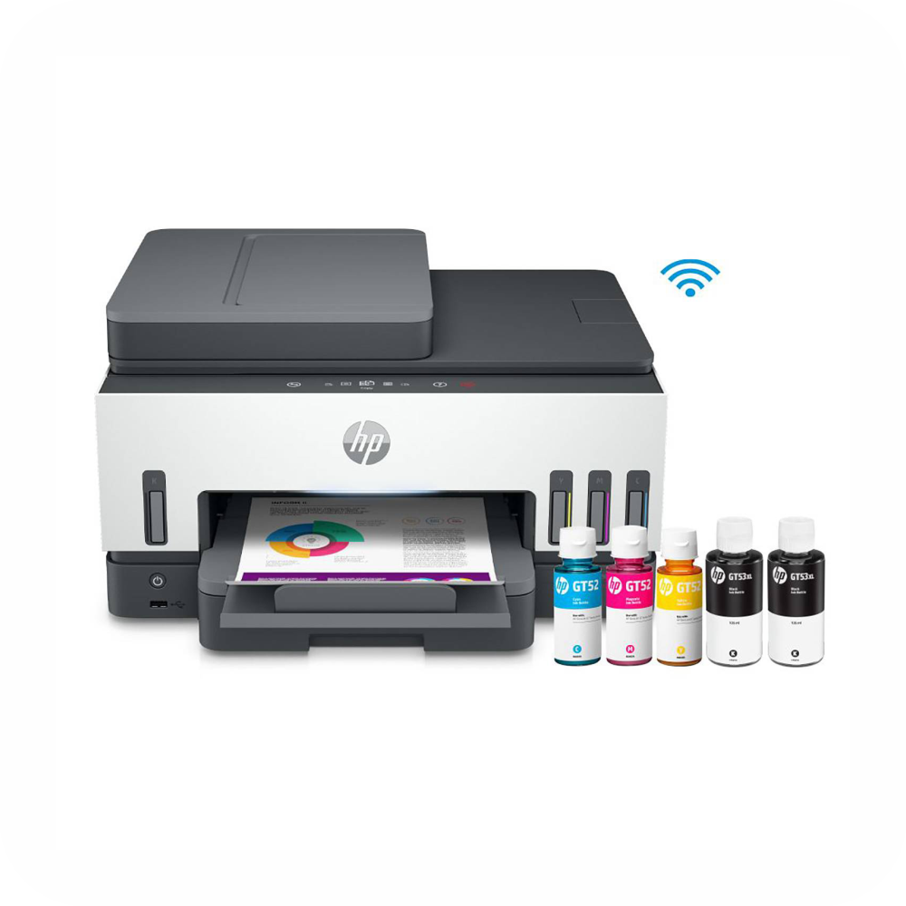 impresora HP Smart Tank con sistema de tinta recargable y conectividad inalámbric
