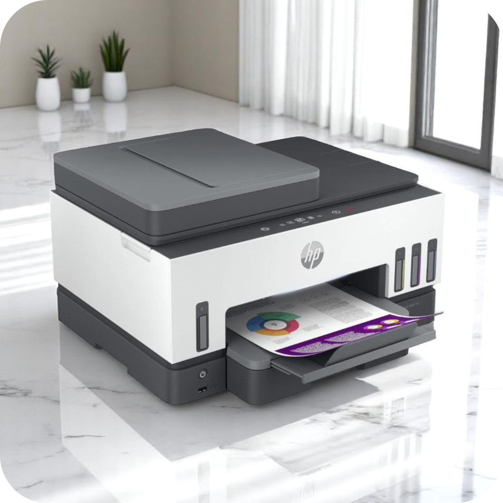 impresora multifuncional HP en uso