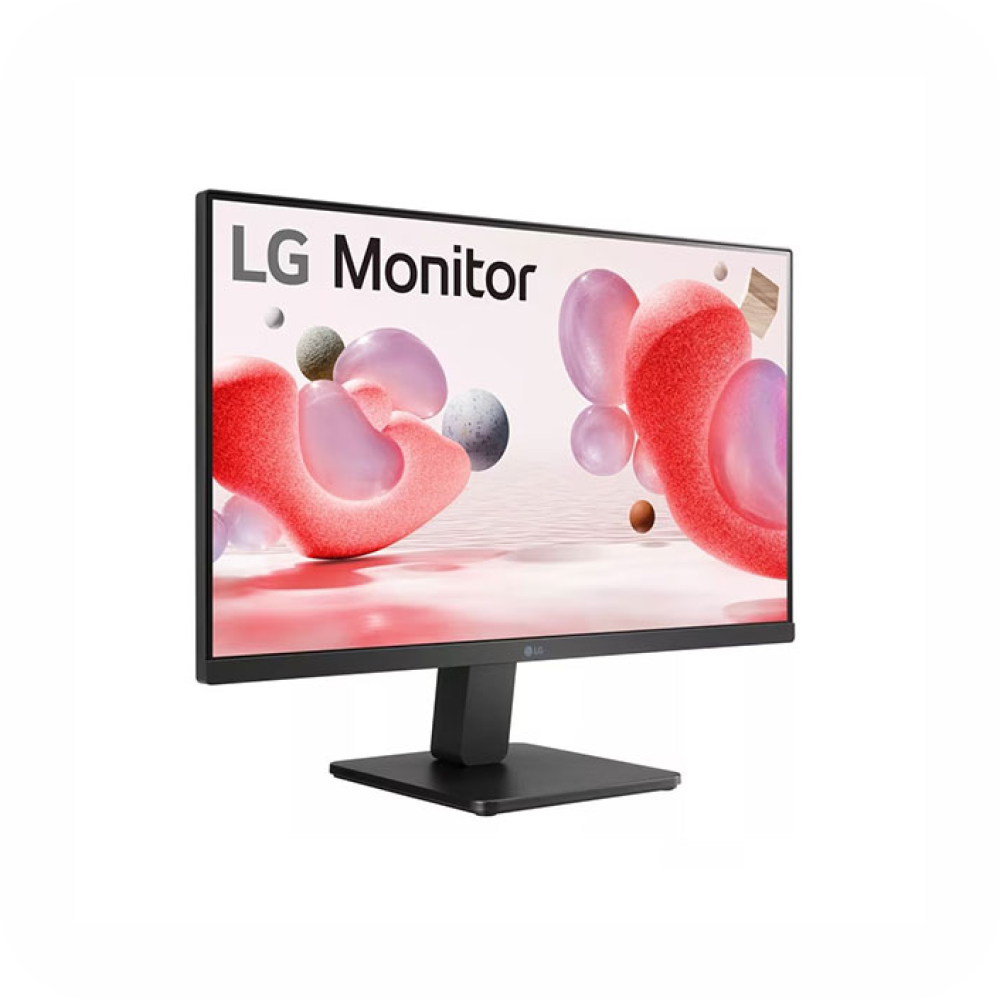vista lateral de monitor lg negro