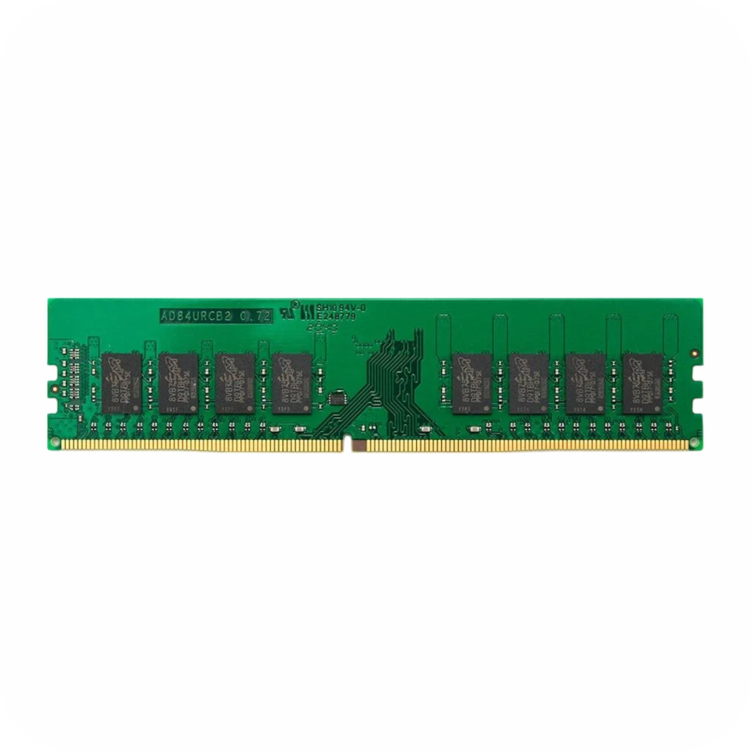 memoria RAM ADATA DDR4 de 16gb 3200MHz de color verde