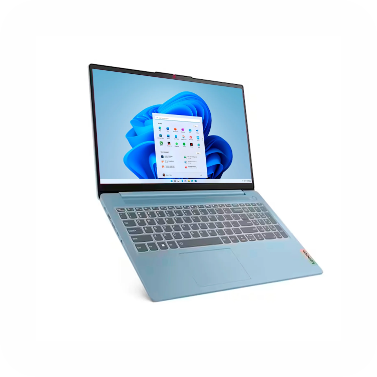 portatil lenovo delgado de color azul