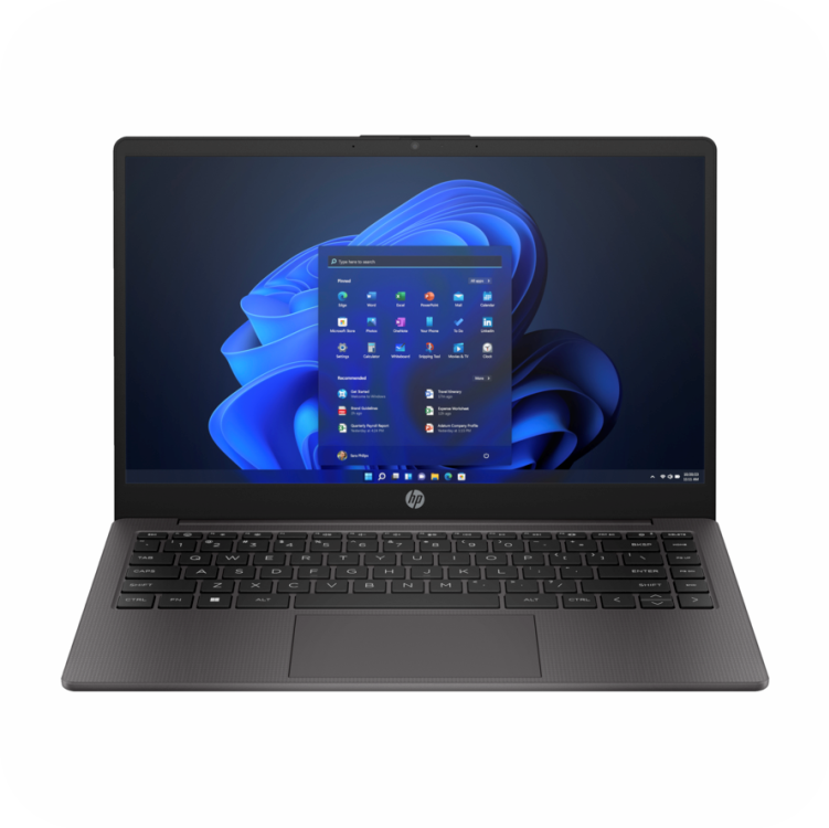 portatil hp color negro con sistema operativo windows 11