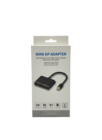 Convertidor Mini DP a HDMI+VGA 4K