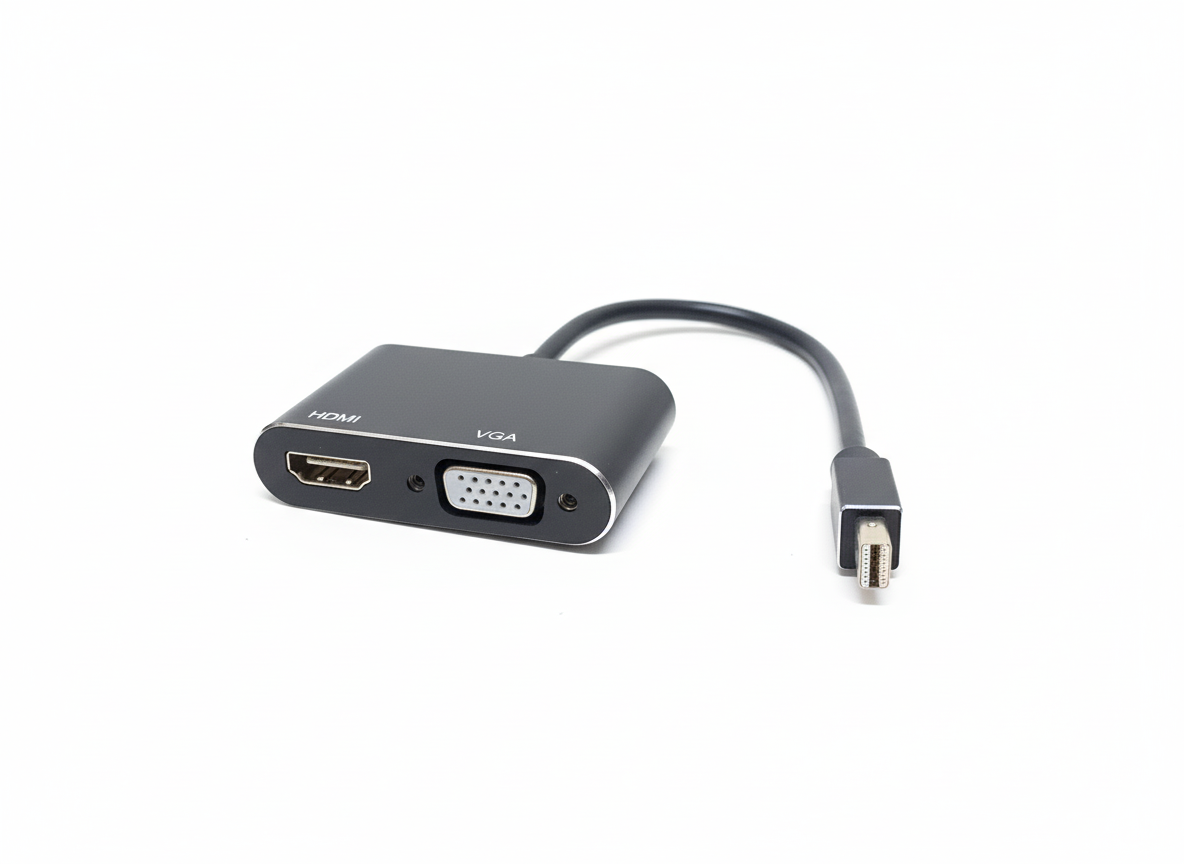 Convertidor Mini DP a HDMI+VGA 4K