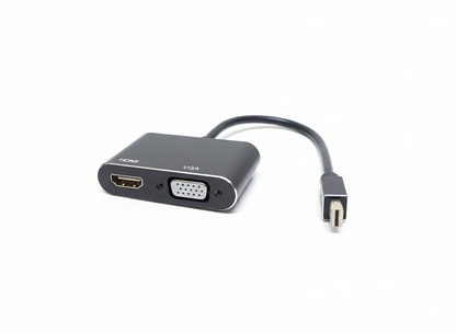Convertidor Mini DP a HDMI+VGA 4K
