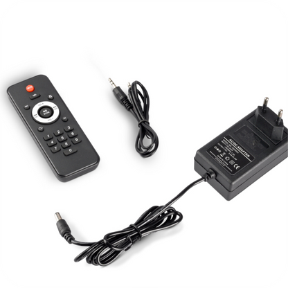 accesorios de un altavoz  negro 
