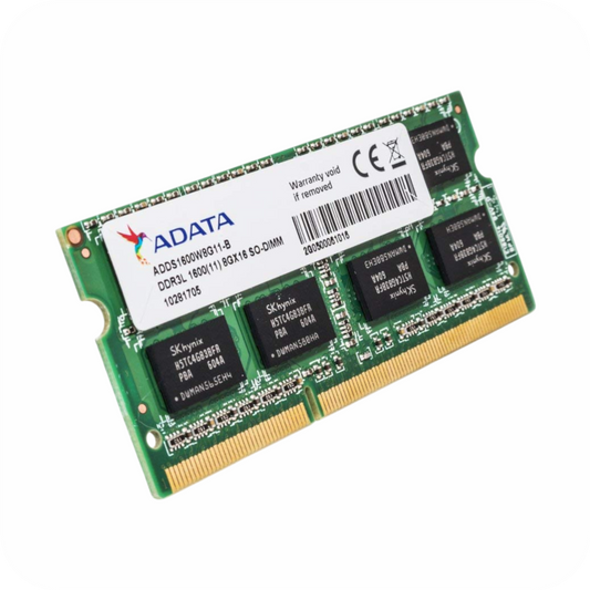 memoria RAM ADATA DDR3 de 8gb 1600MHz SO-DIMM para portátil