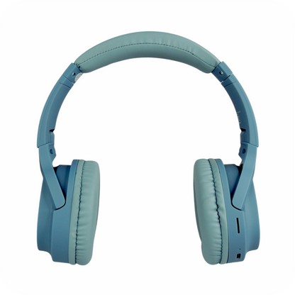 audifonos azules inalambricos  
