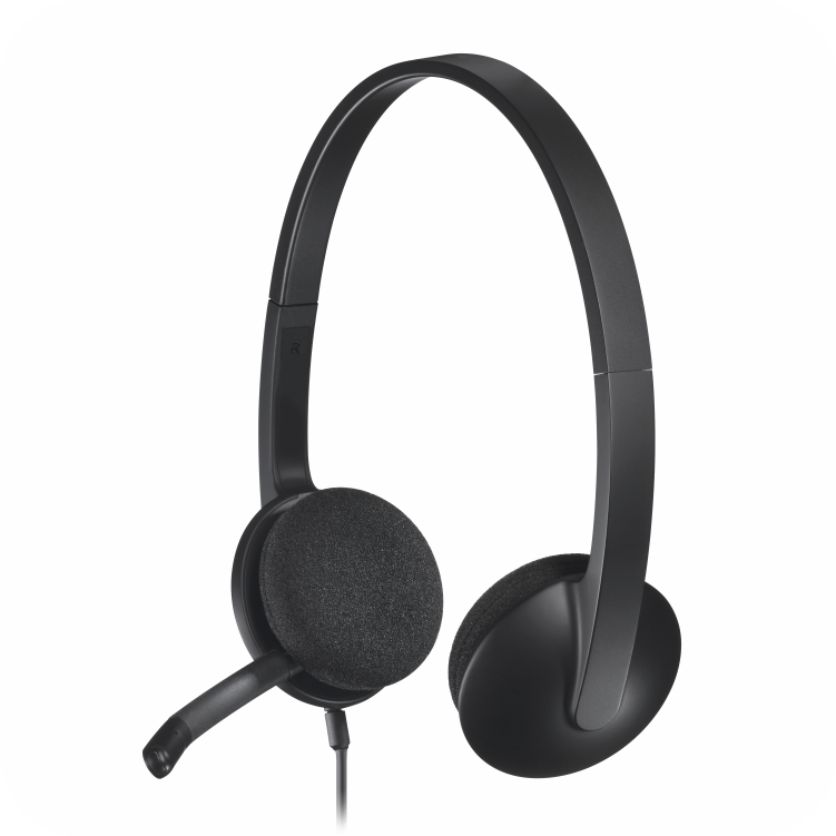 audifonos de diadema ajustable con microfono