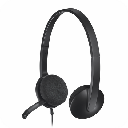 audifonos de diadema ajustable con microfono