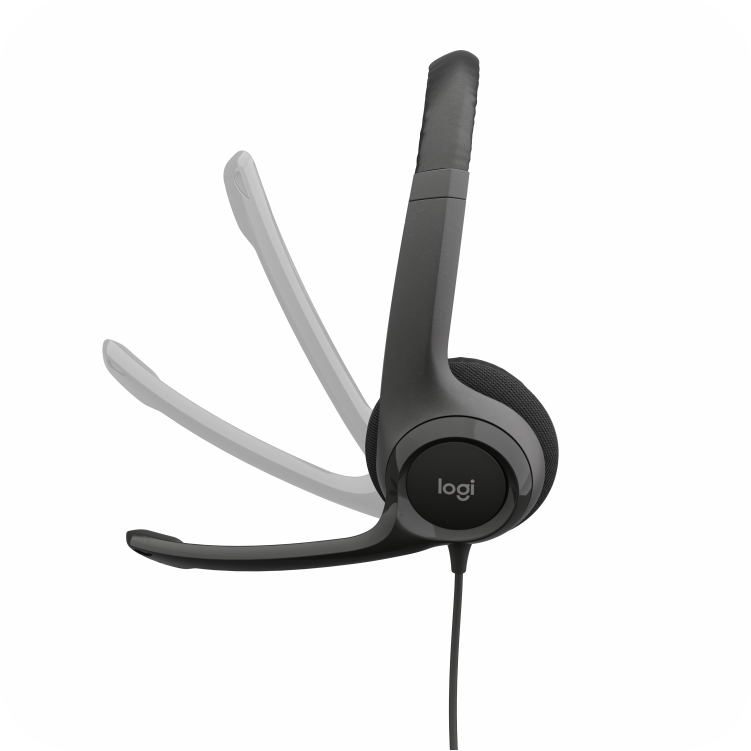 audifonos Logitech con micrófono ajustable