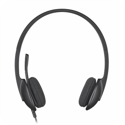 audifonos con micrófono y cable USB 