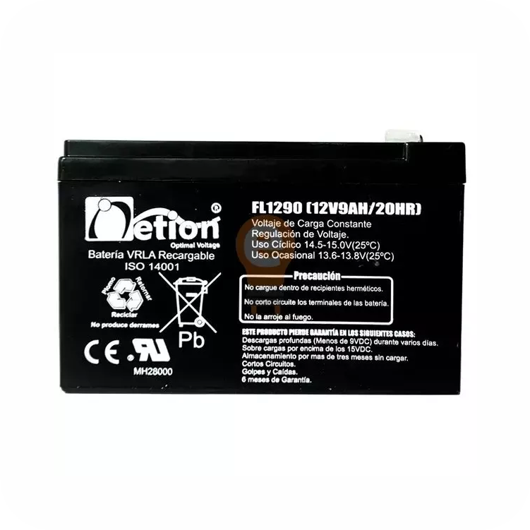 bateria netion recargable de 12V y 9AH