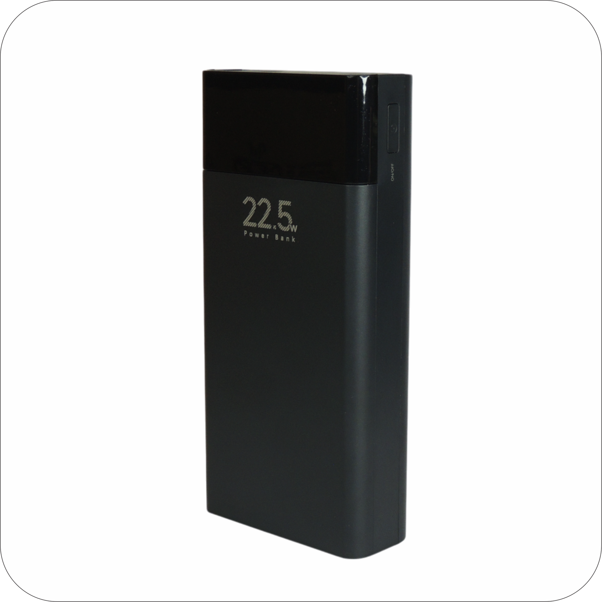 bateria portatil negra de 22.5 W 