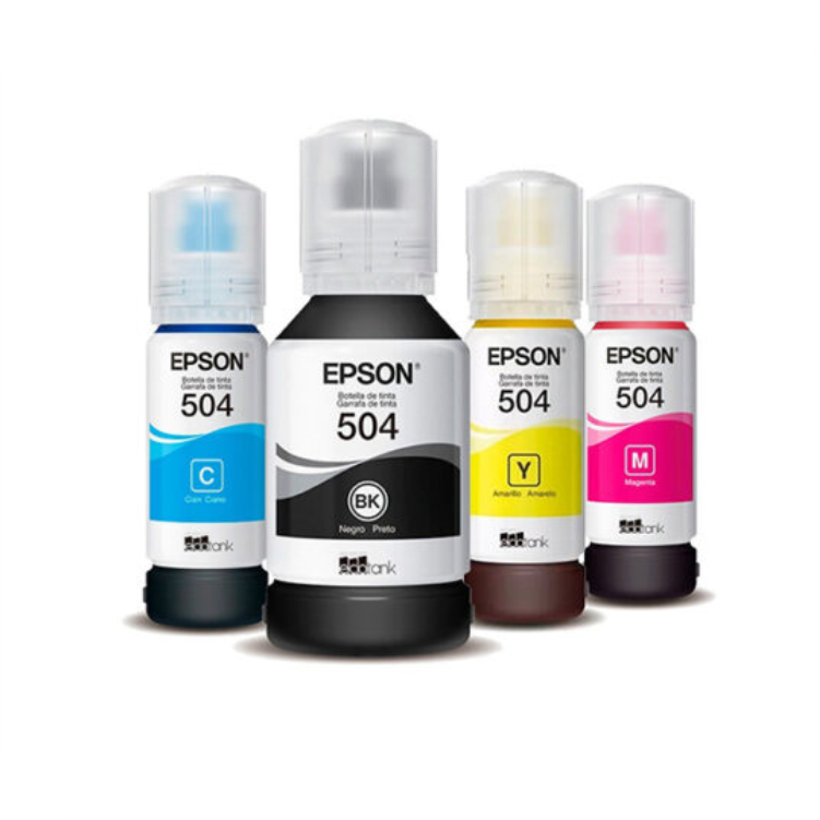 botellas Epson 504 de sistemta EcoTank