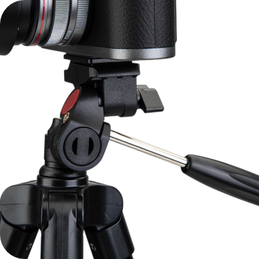 cabezal de trípode con camara 