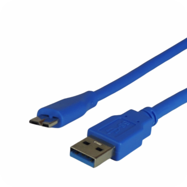cable azul usb a micro usb