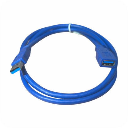 cable de extension usb azul de 1mt 