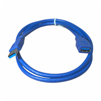 cable de extension usb azul de 3mt 
