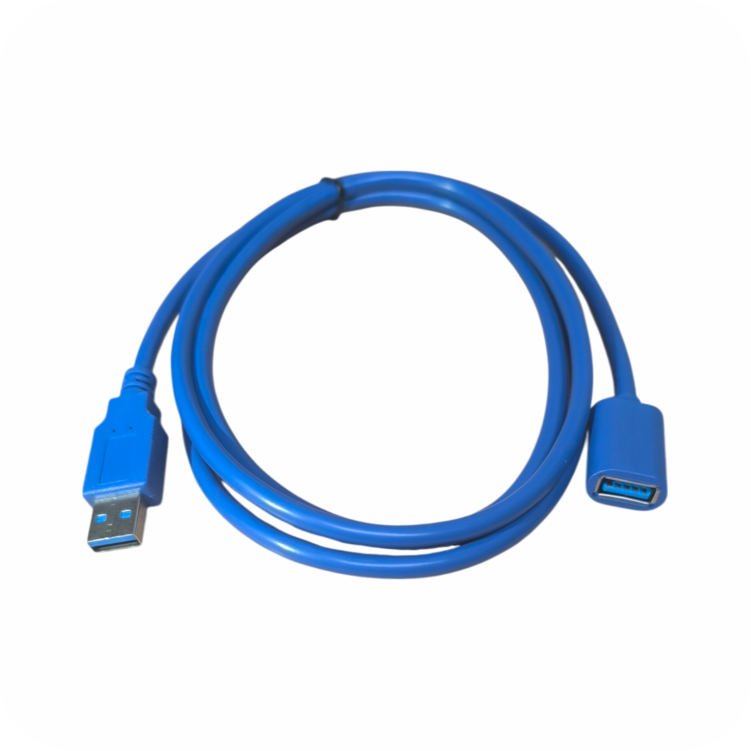 cable de extension usb azul 