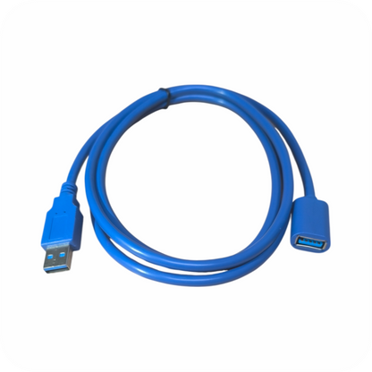 cable de extension usb azul 