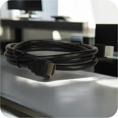 cable HDMI de alta deficion para monitor, enrollado 