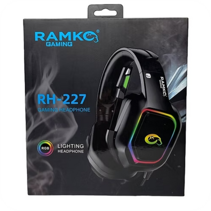caja de audifonos ramko gaming serie RH- 227 