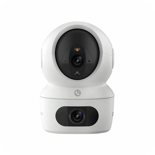 camara de seguridad con doble lente