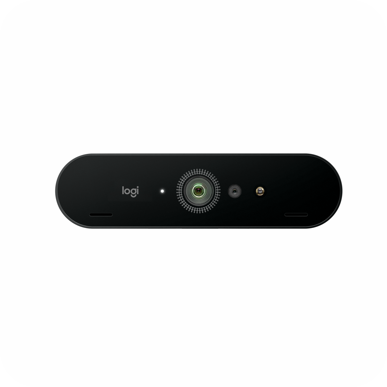 camara web Logitech con lente y diseño moderno