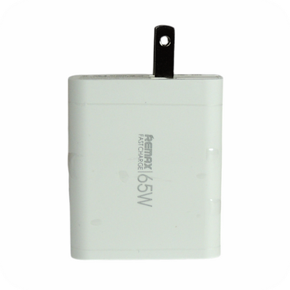 cargador remax  blanco de enchufe americano