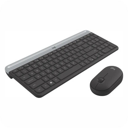 combo slim logitech de teclado y mouse inalambrico