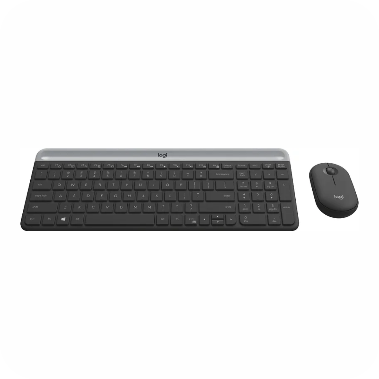 combo slim de teclado y mouse logitech