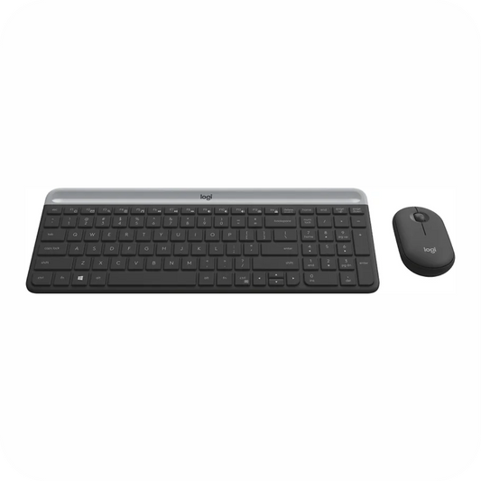 combo slim de teclado y mouse logitech