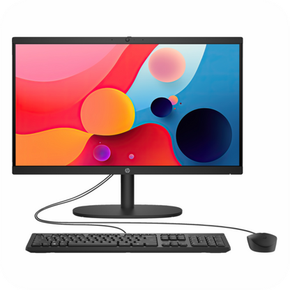 computador HP todo en uno con camara, teclado y mouse incluidos 