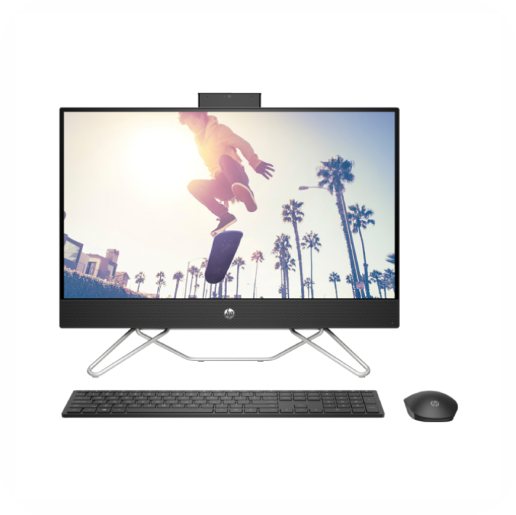 computador HP todo en uno con teclado y mouse inalambricos incluidos 