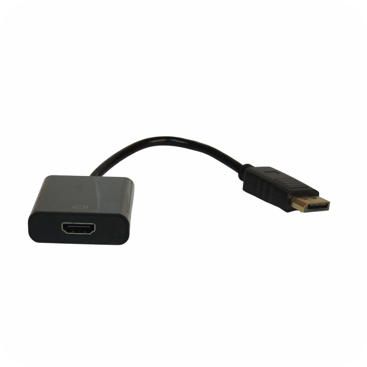 convertidor displayport a hdmi negro 