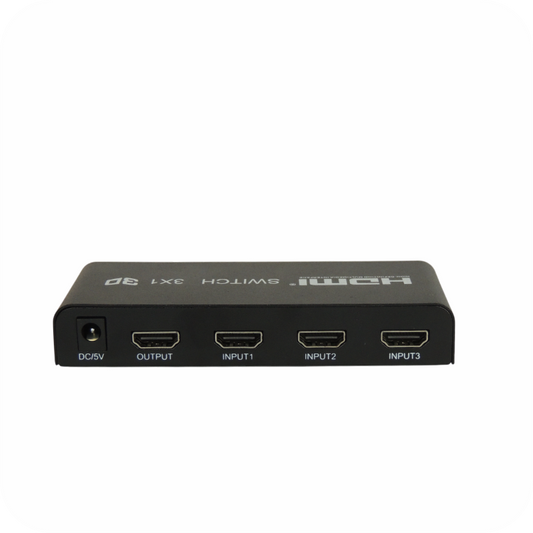 divisor hdmi 3x1 full hd negro