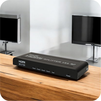 divisor hdmi 1x4 3d en uso