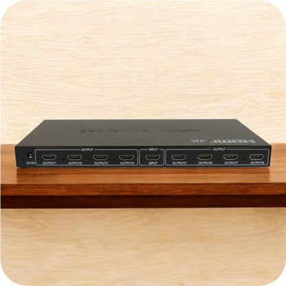 divisor hdmi 1x8 3d negro en uso
