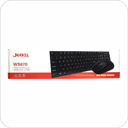 empaque del combo jedel ws670 negro