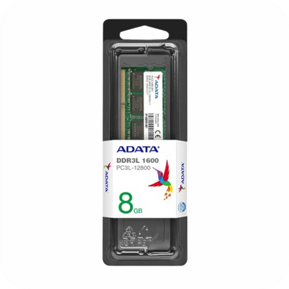 empaque de memoria RAM ADATA DDR3 de 8gb