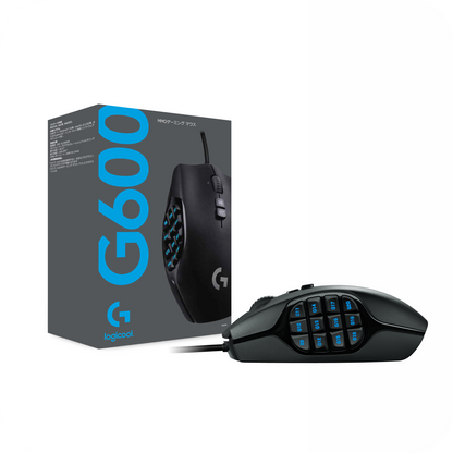 empaque de mouse logitech g600 