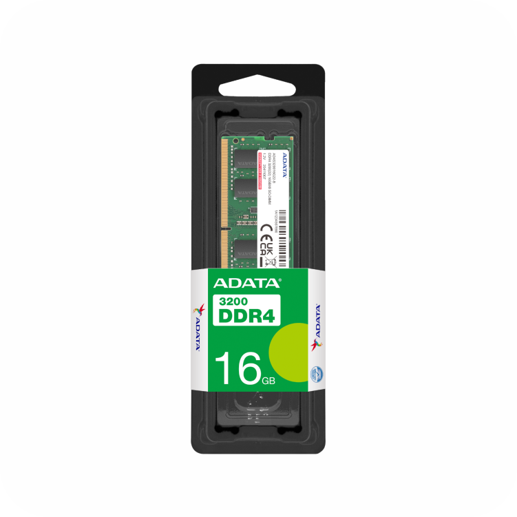 empaque de memoria RAM ADATA DDR4 de 16gb