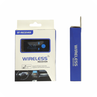 empaque de receptor bluetooh negro para carro 