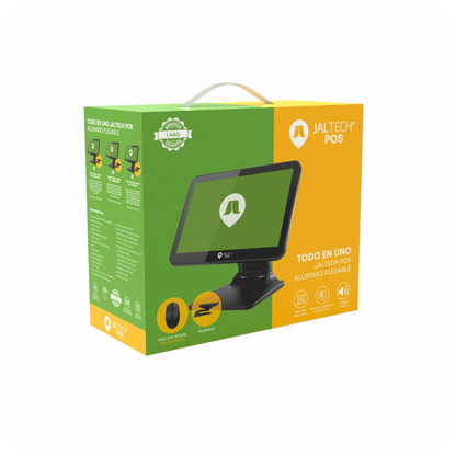 empaque de todo en uno JALTECH POS, material de alumino pegable